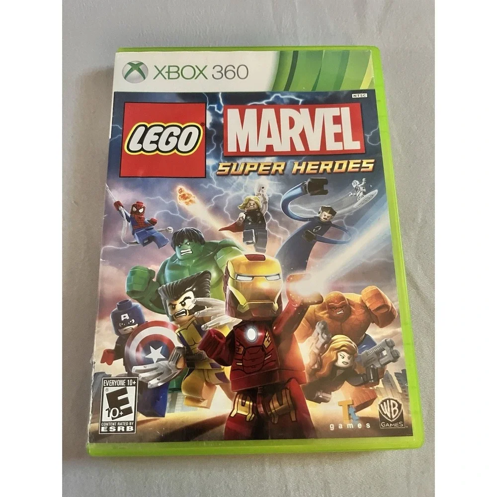 Lego Marvel Super‎ Heroes Xbox 360, Tested, Free Shipping